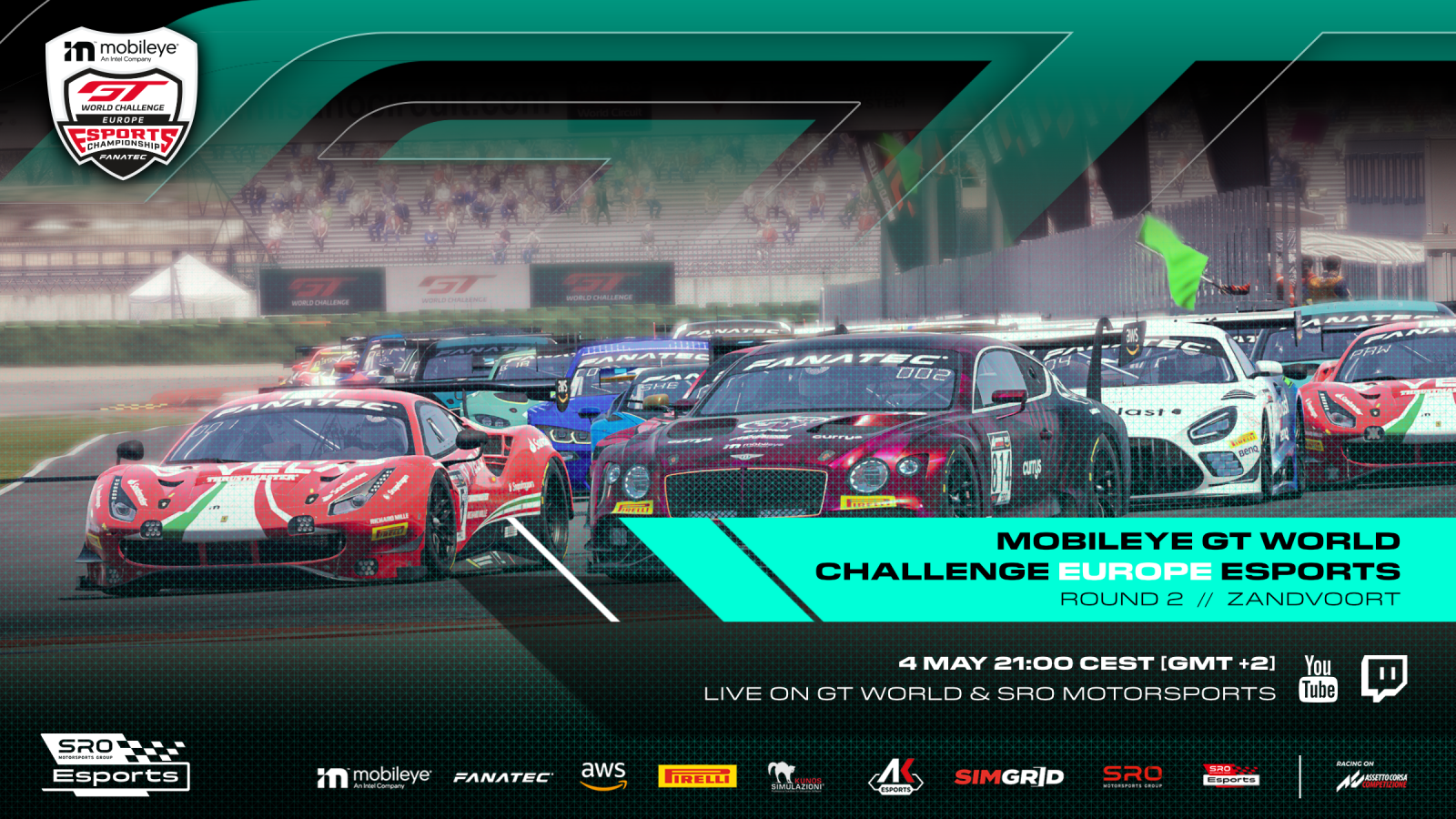 ESPORTS Mobileye GT World Challenge Europe Esports resumes battle